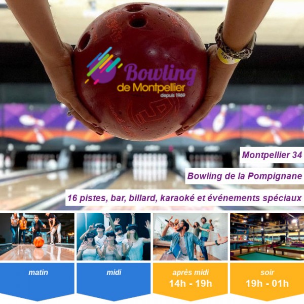 Vignette - Bowling - Billard - Salle de jeux
